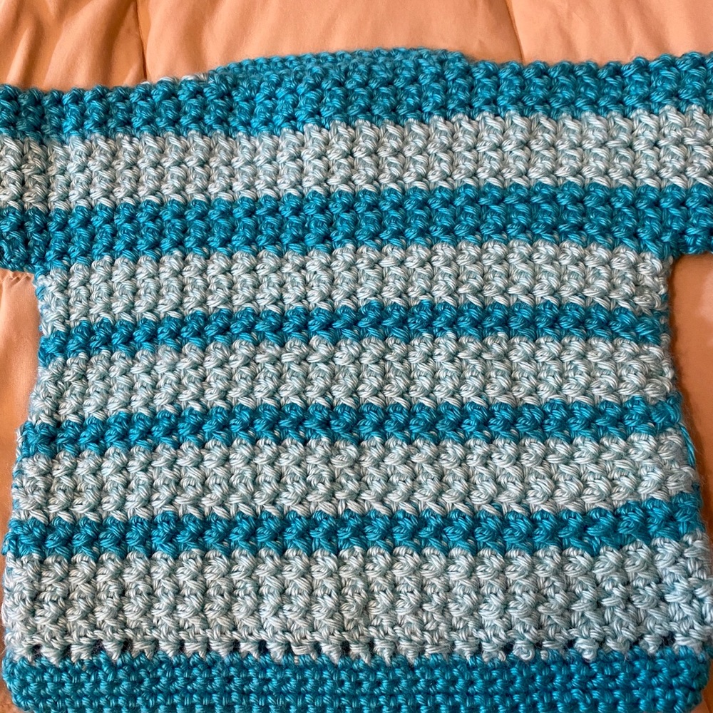 Hand Crocheted Sweater - Picture 3 of 4